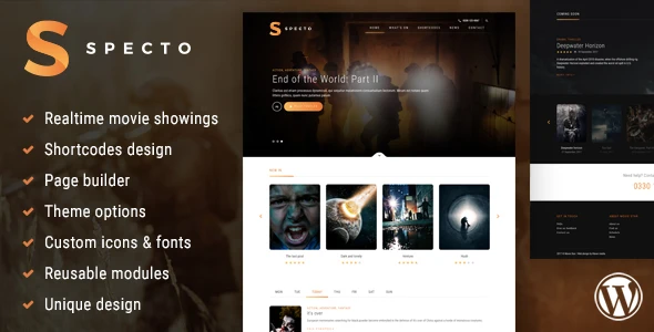 Specto – Cinema WordPress Theme